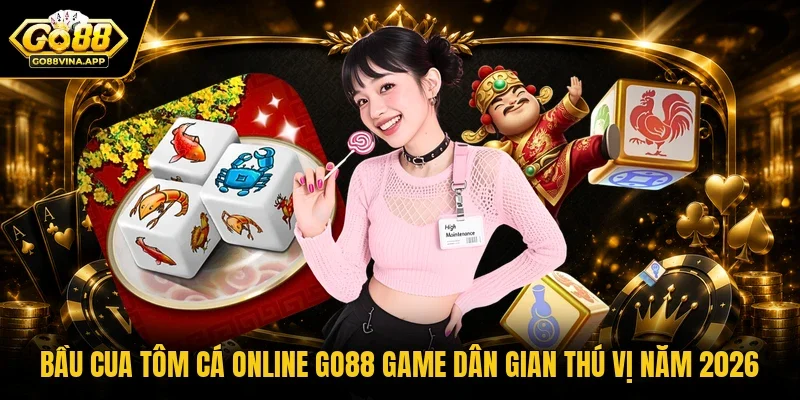  Bầu cua tôm cá online GO88 game dân gian thú vị năm 2026 