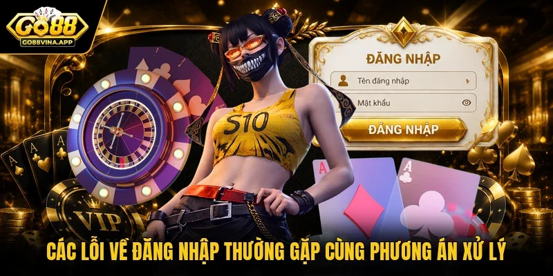 Các lỗi về đăng nhập thường gặp cùng phương án xử lý 