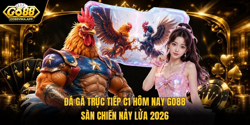 Đá gà trực tiếp C1 hôm nay Go88