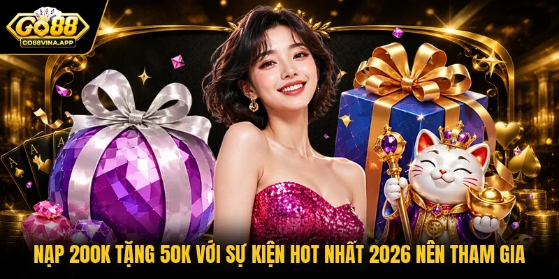 nạp 200K tặng 50K