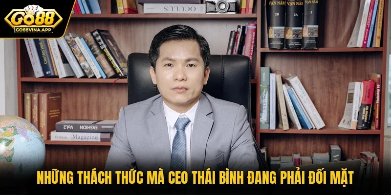 Những thách thức mà CEO Thái Bình đang phải đối mặt